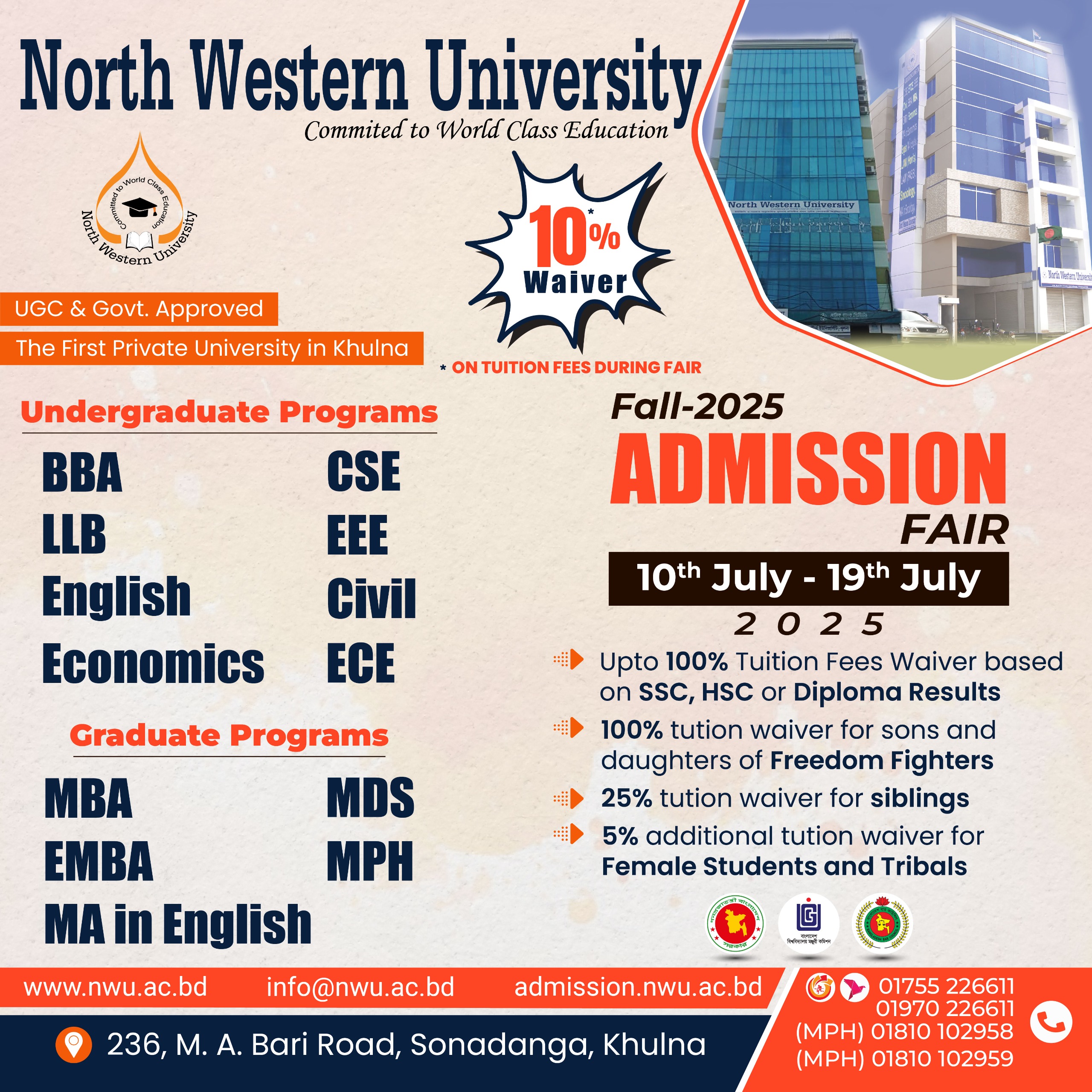 Admission Fair for Fall Semester 2025